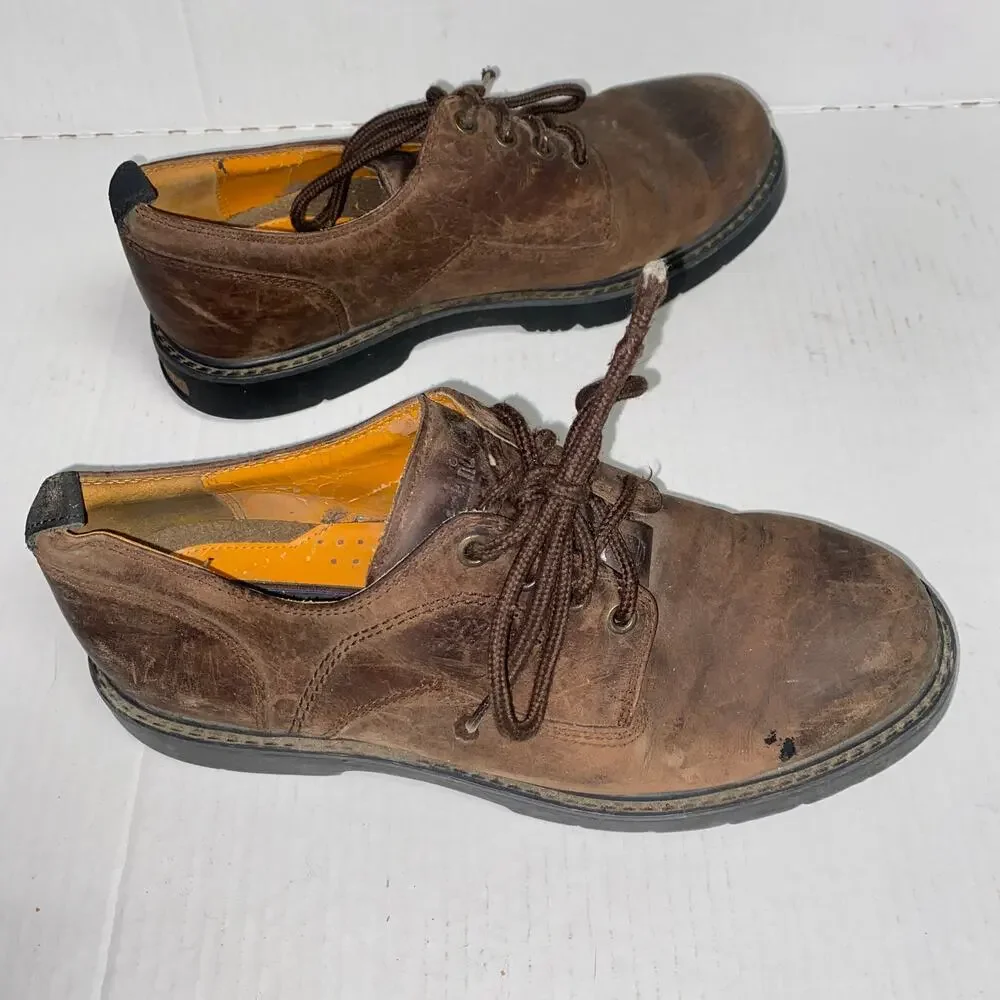 Timberland Vintage 95040 Brown Nubuck Leather Waterproof Oxford Shoes Men's 9